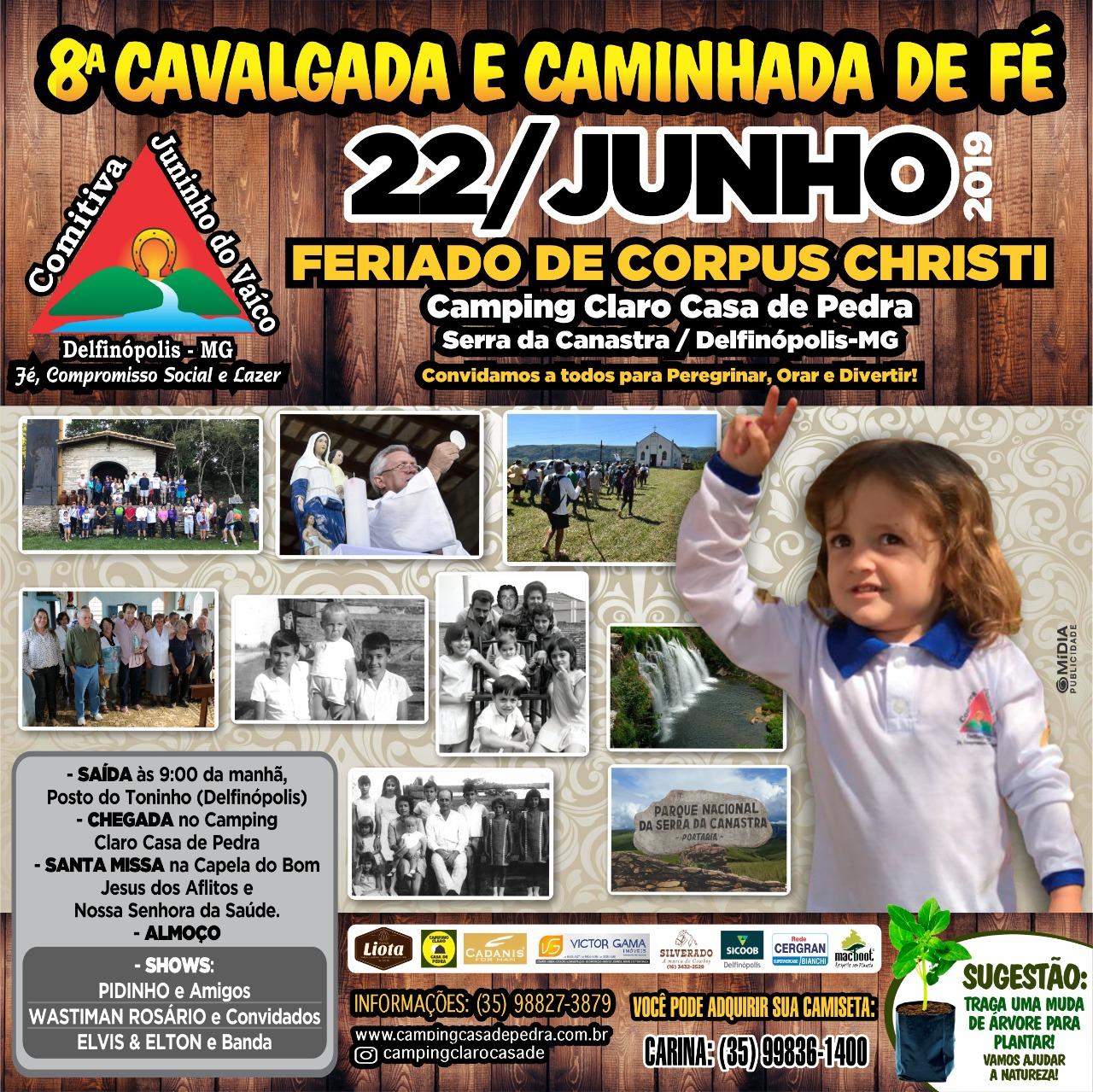 Cavalgada e Caminhada de Fé em Delfinópolis Mg