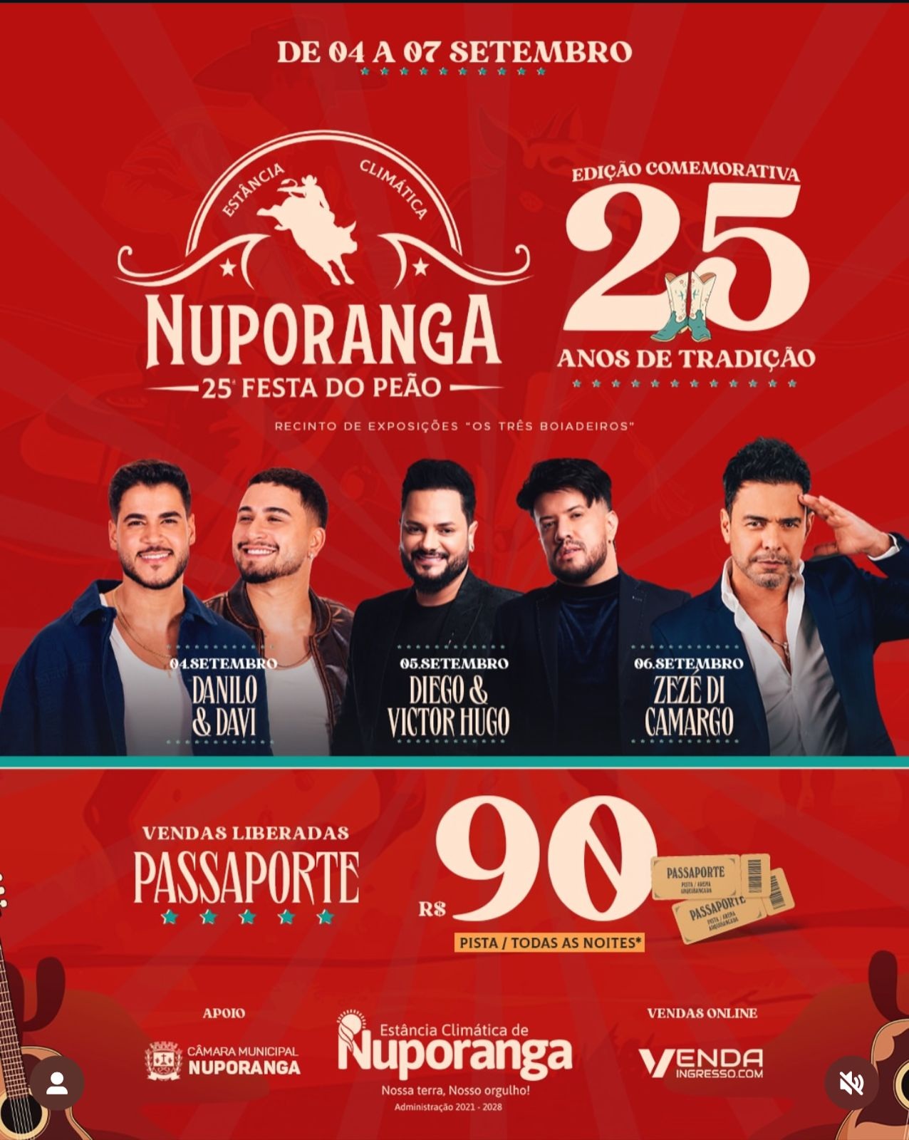 25ª Festa do Peão de Nuporanga/SP