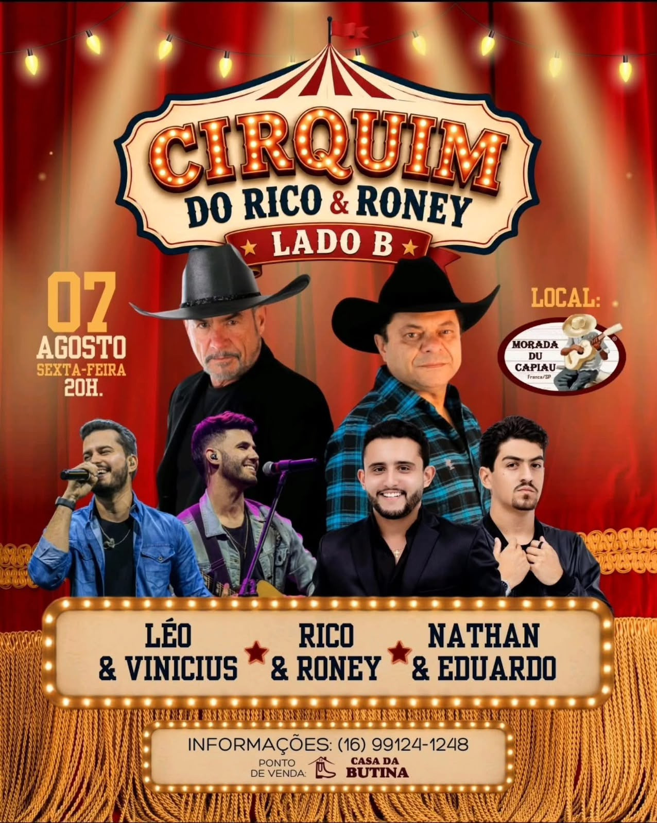 Cirquim do Rico e Roney 